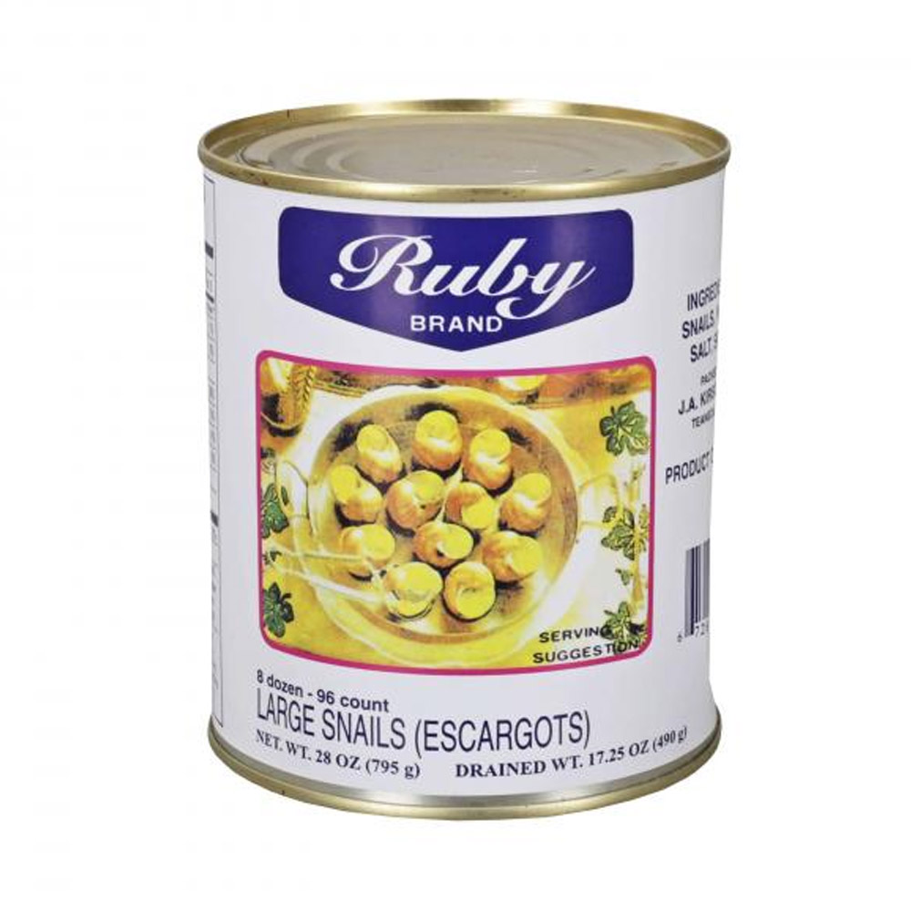 A can of Ruby Large Escargot Snails