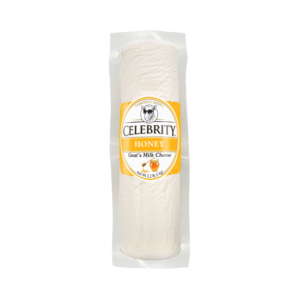 Log of Celebrity honey goat cheese