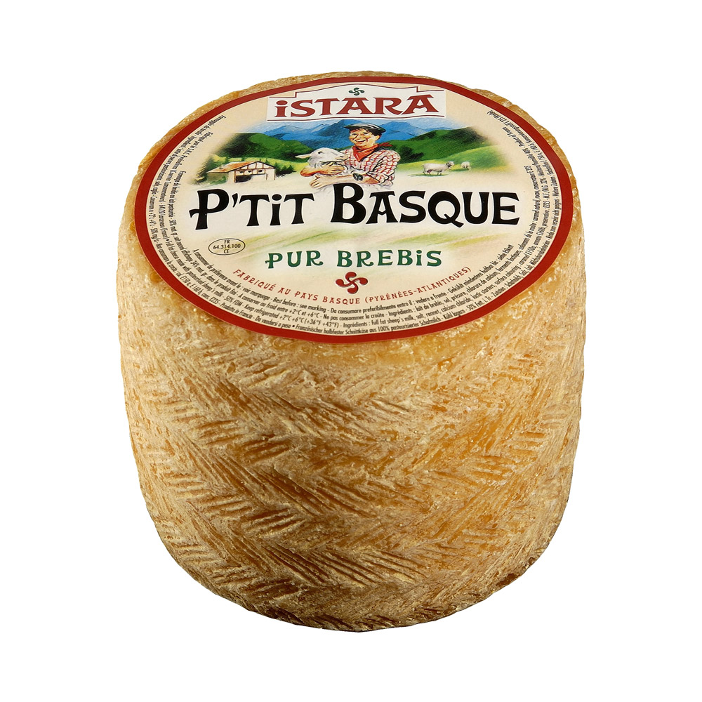 Wheel of Istara p'tit basque cheese