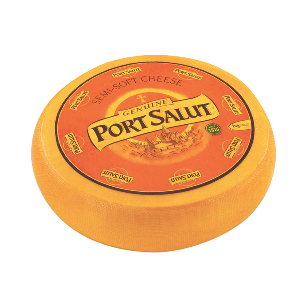 Wheel of Port Salute cheese