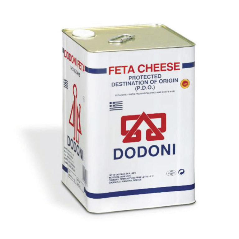 Dodoni Greek Feta in Brine30 LB EURO USA