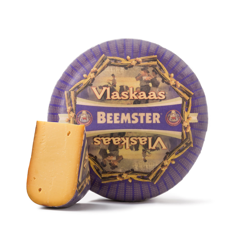 wheel of beemster vlaskaas gouda cheese