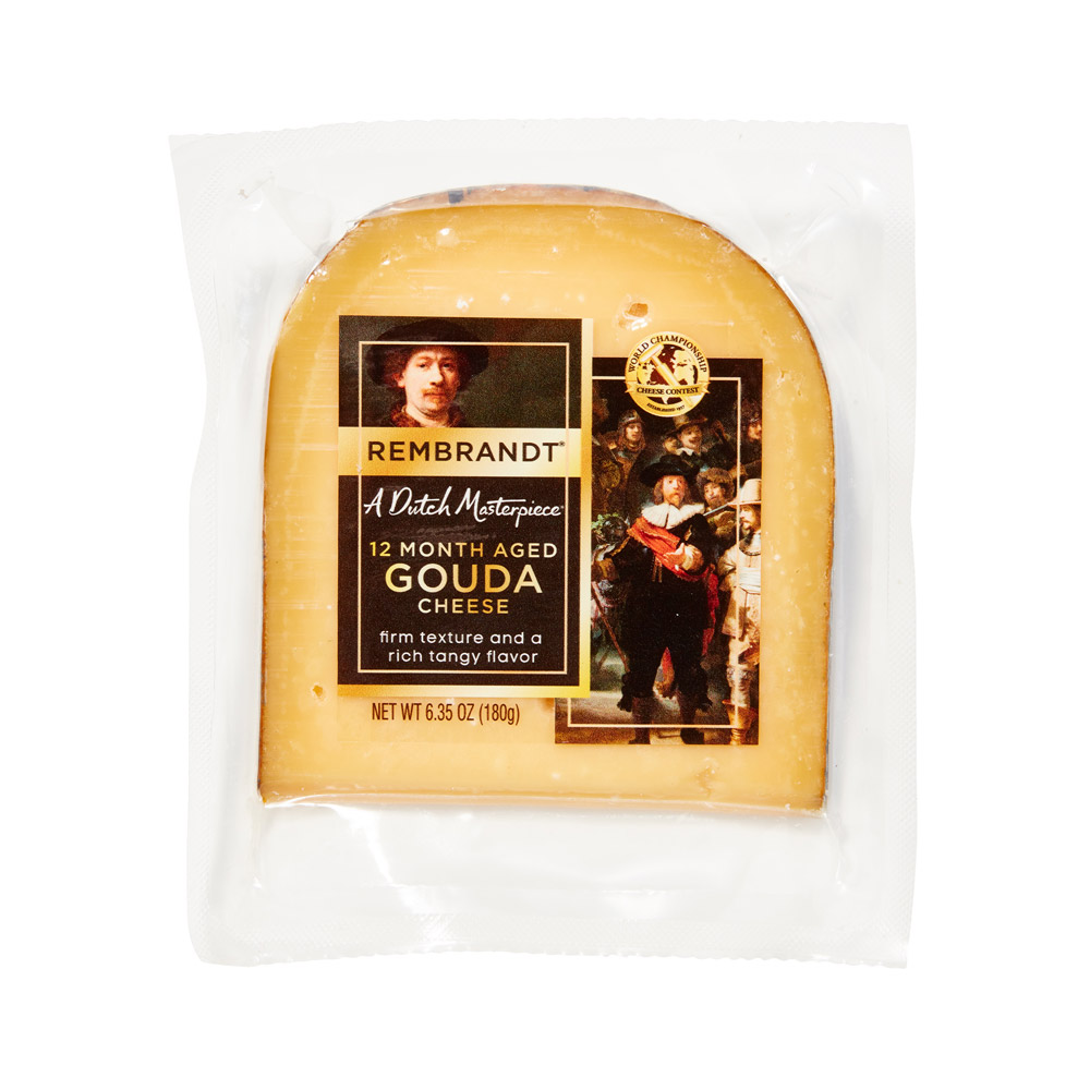 A Dutch Masterpiece Rembrandt extra aged gouda cheese wedge