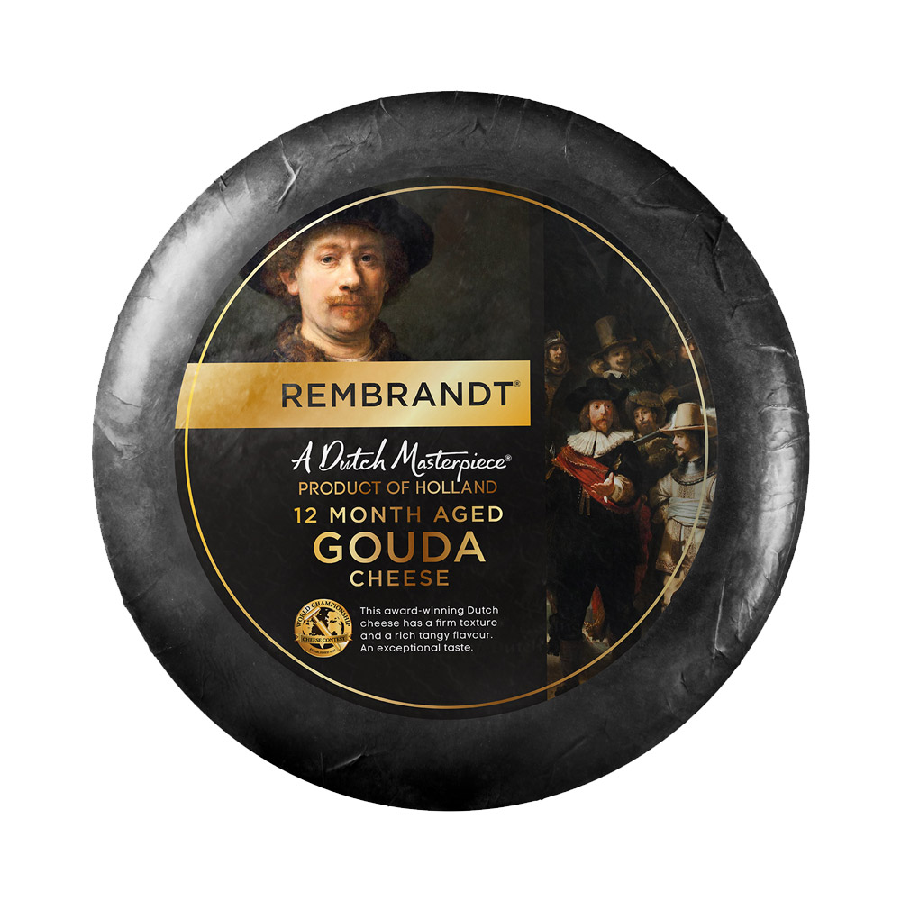 Wheel of A Dutch Masterpiece Rembrandt extra aged gouda cheese