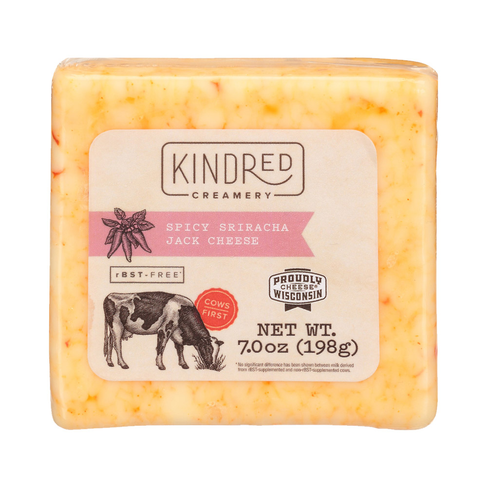 Kindred Creamery spicy sriracha jack cheese