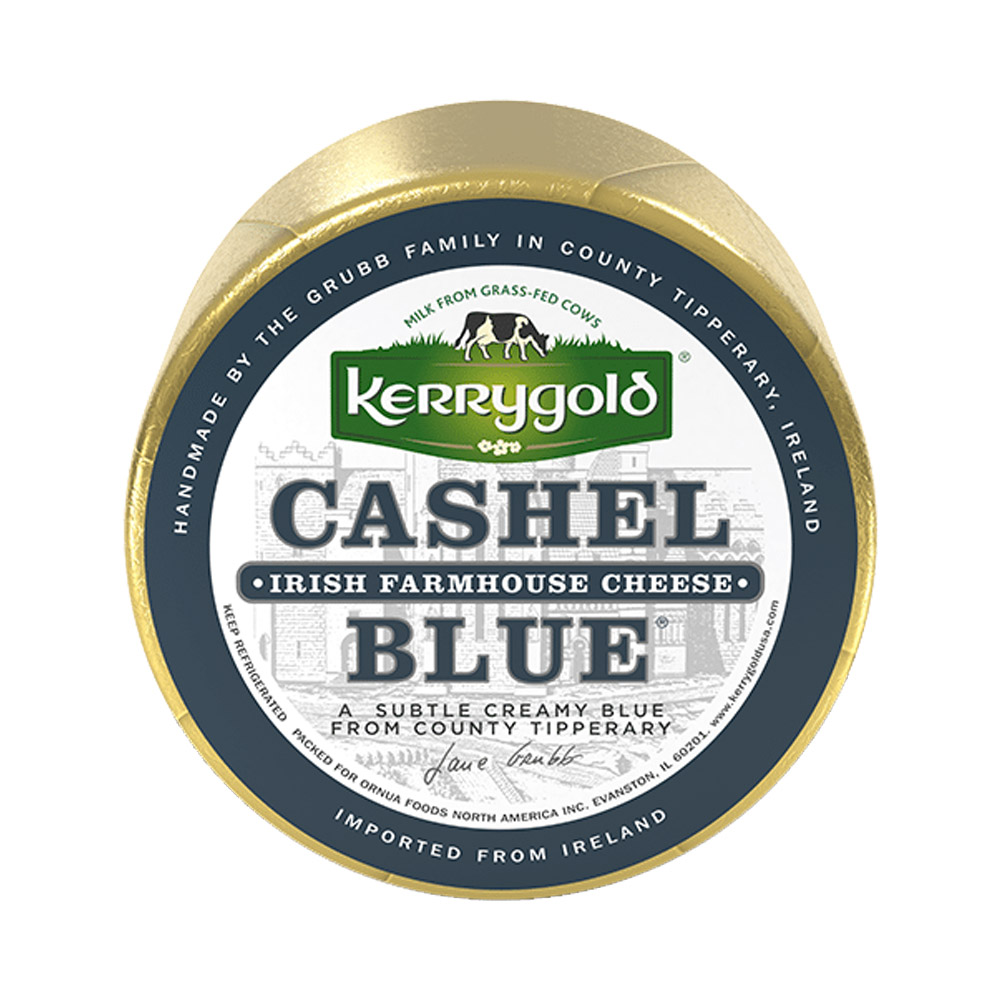 Kerrygold Cashel blue cheese wheel