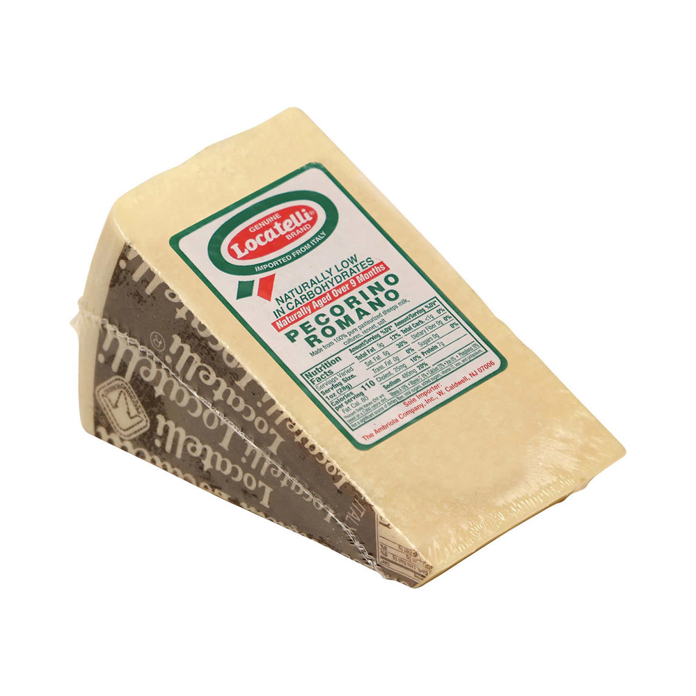 Locatelli pecorino Romano cheese wedge