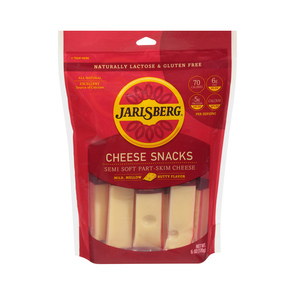 Bag of Jarlsberg cheese snacks