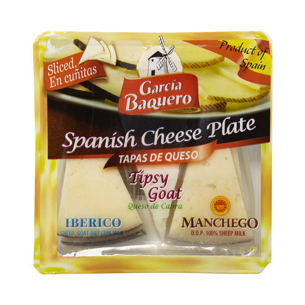 Package of Garcia Baquero tapas Spanish cheese plate cheeses