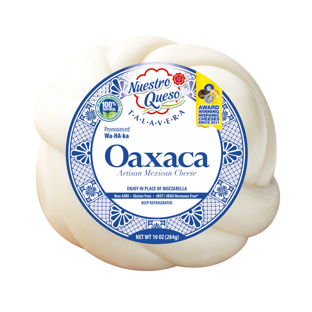 Ball of Nuestro Queso Talavera Oaxaca cheese