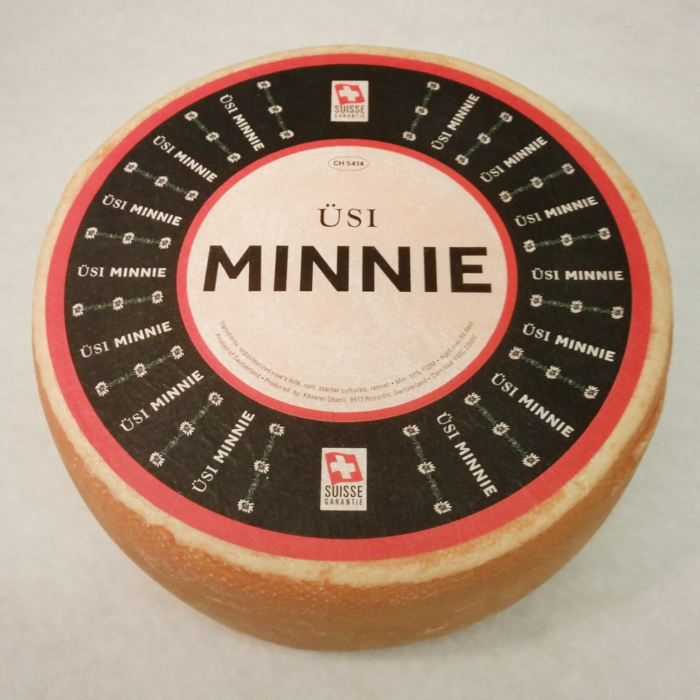 A wheel of Usi Minnie cheese