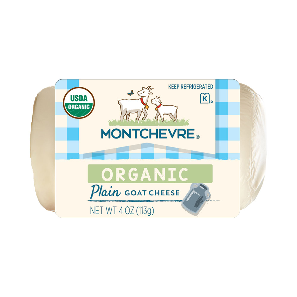 Log of Montchevre organic plain goat cheese