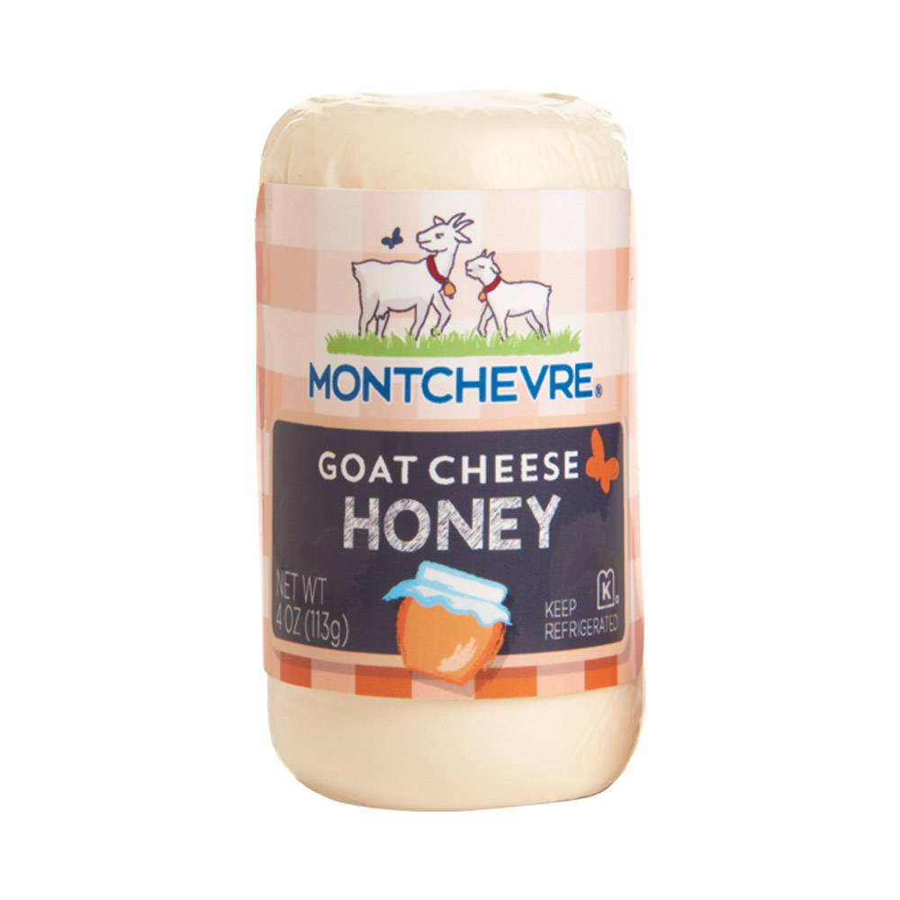 Log of Montchevre honey goat cheese