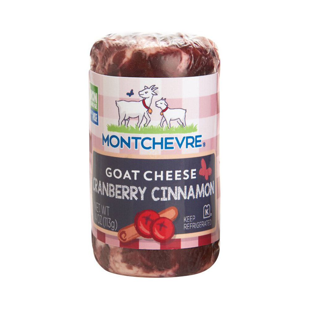 Log of Montchevre cranberry cinnamon goat cheese