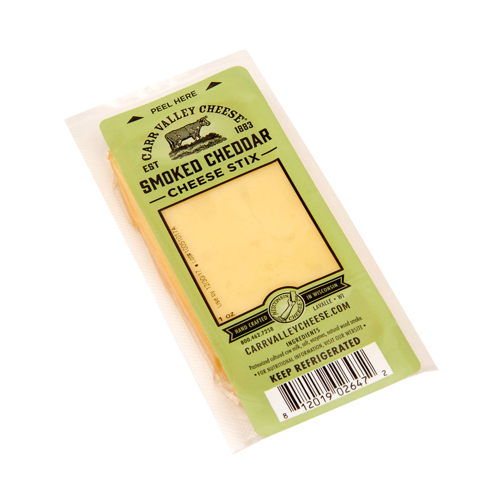 Carr Valley smoked cheddar stix