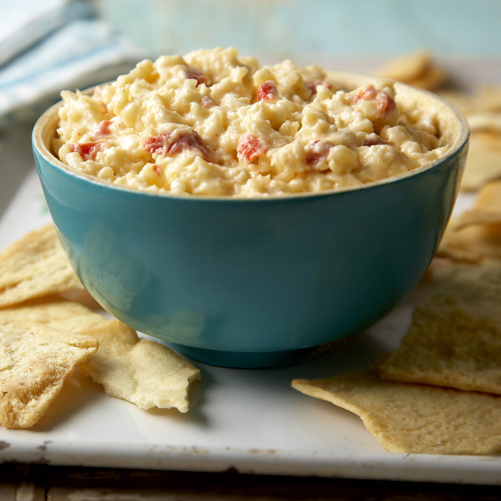 Bowl of pimento cheese
