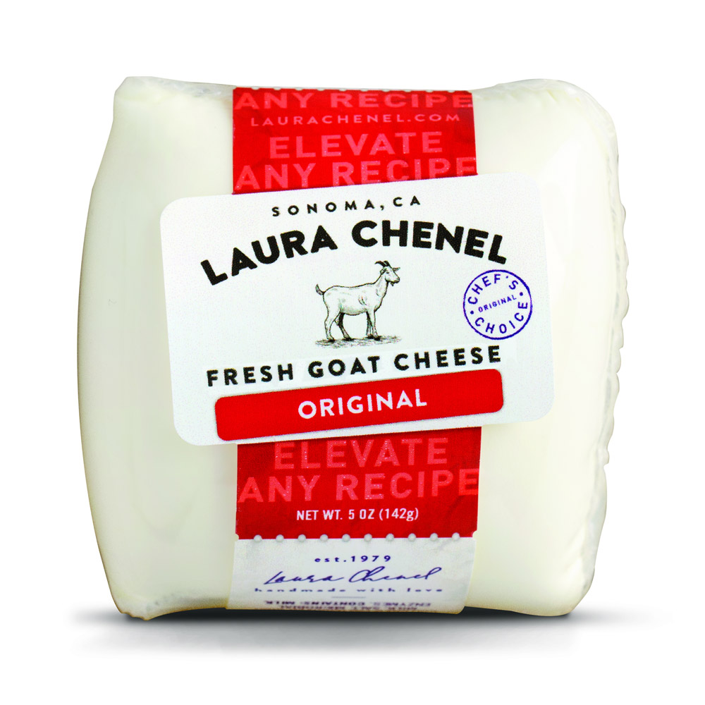 Pillow pack of Laura Chenel original fresh goat cheese