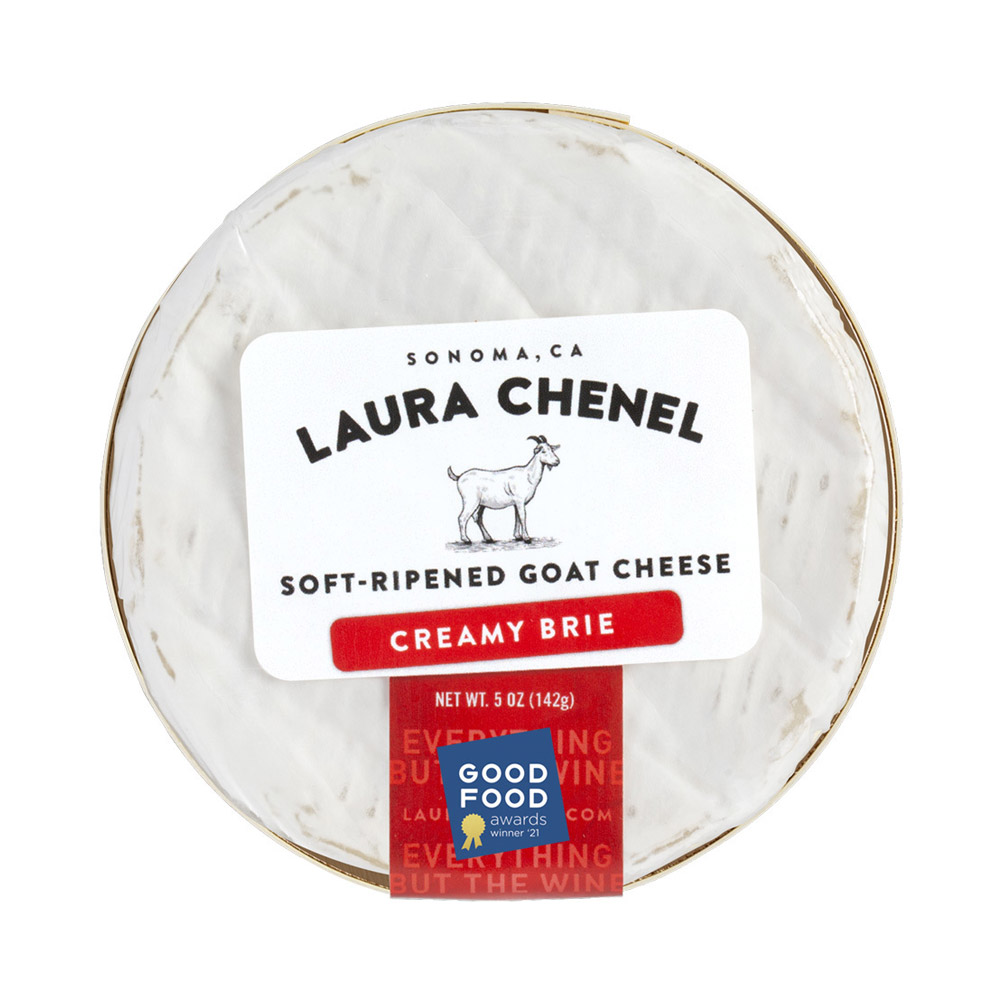 Laura Chenel creamy goat’s milk brie cheese