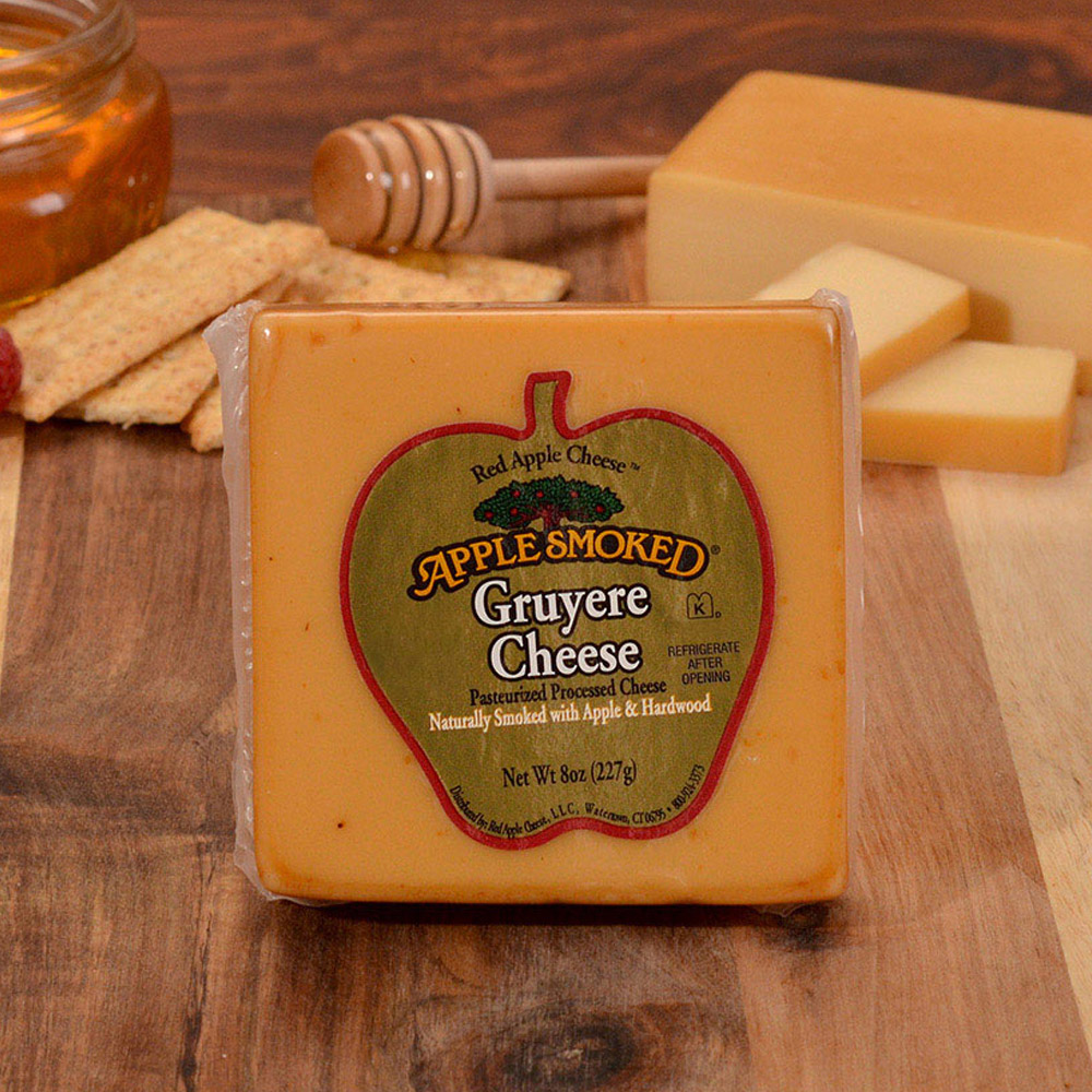 Red Apple Cheese Apple Smoked GruyereCuts EURO USA