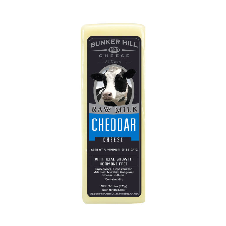 Bunker Hill White Raw Milk Cheddar-Bars - EURO USA