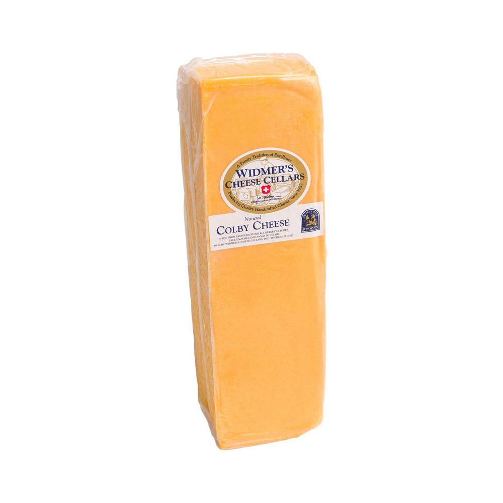 Loaf of Widmer's Cheese Cellars colby cheese
