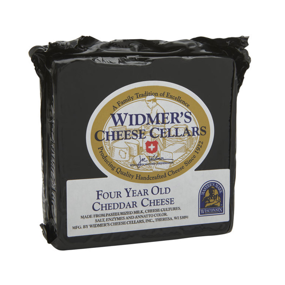 Widmer's Cheese Cellars 4 year aged cheddar cheese chunk