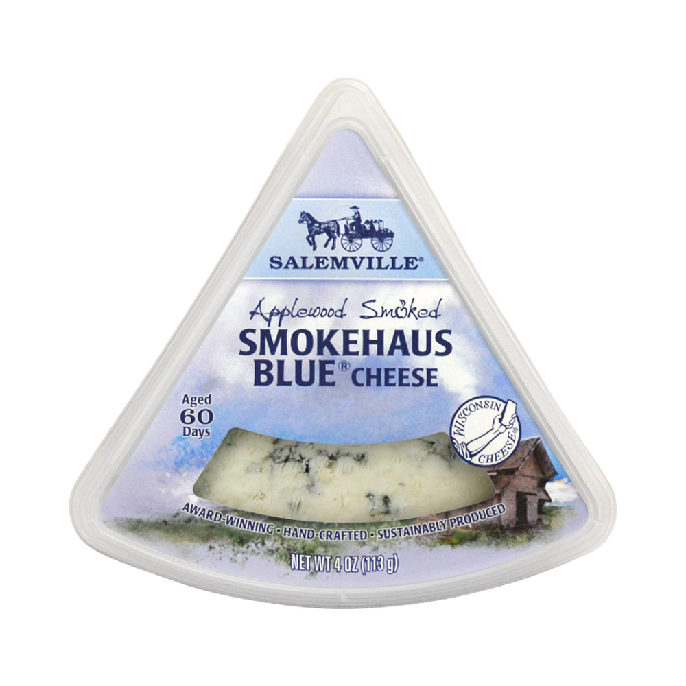 Salemville Smokehaus blue cheese wedge