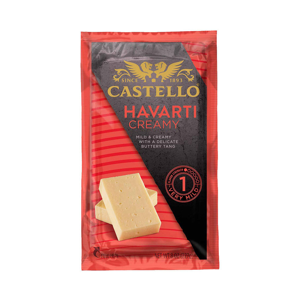 Package of Castello Creamy Havarti cheese