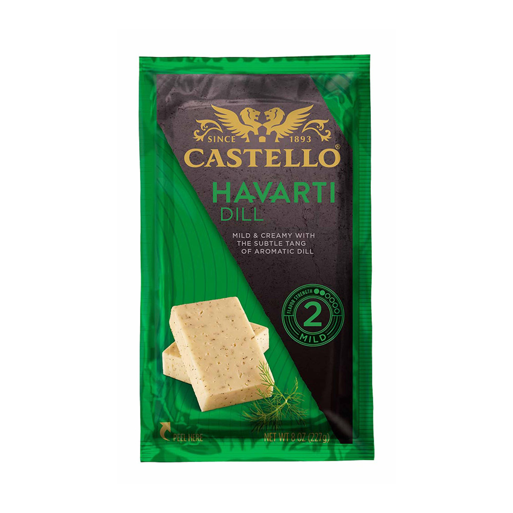 Package of Castello Dill Havarti cheese
