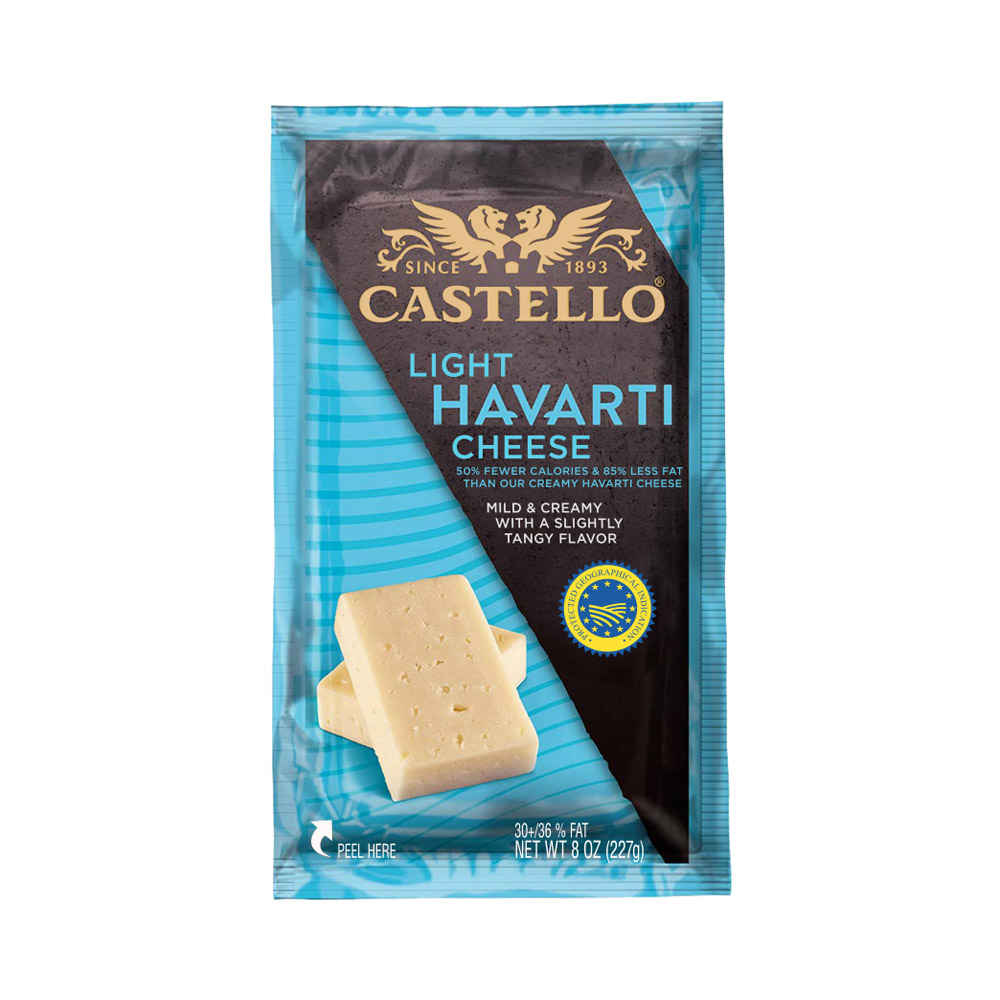 Package of Castello Havarti Light cheese