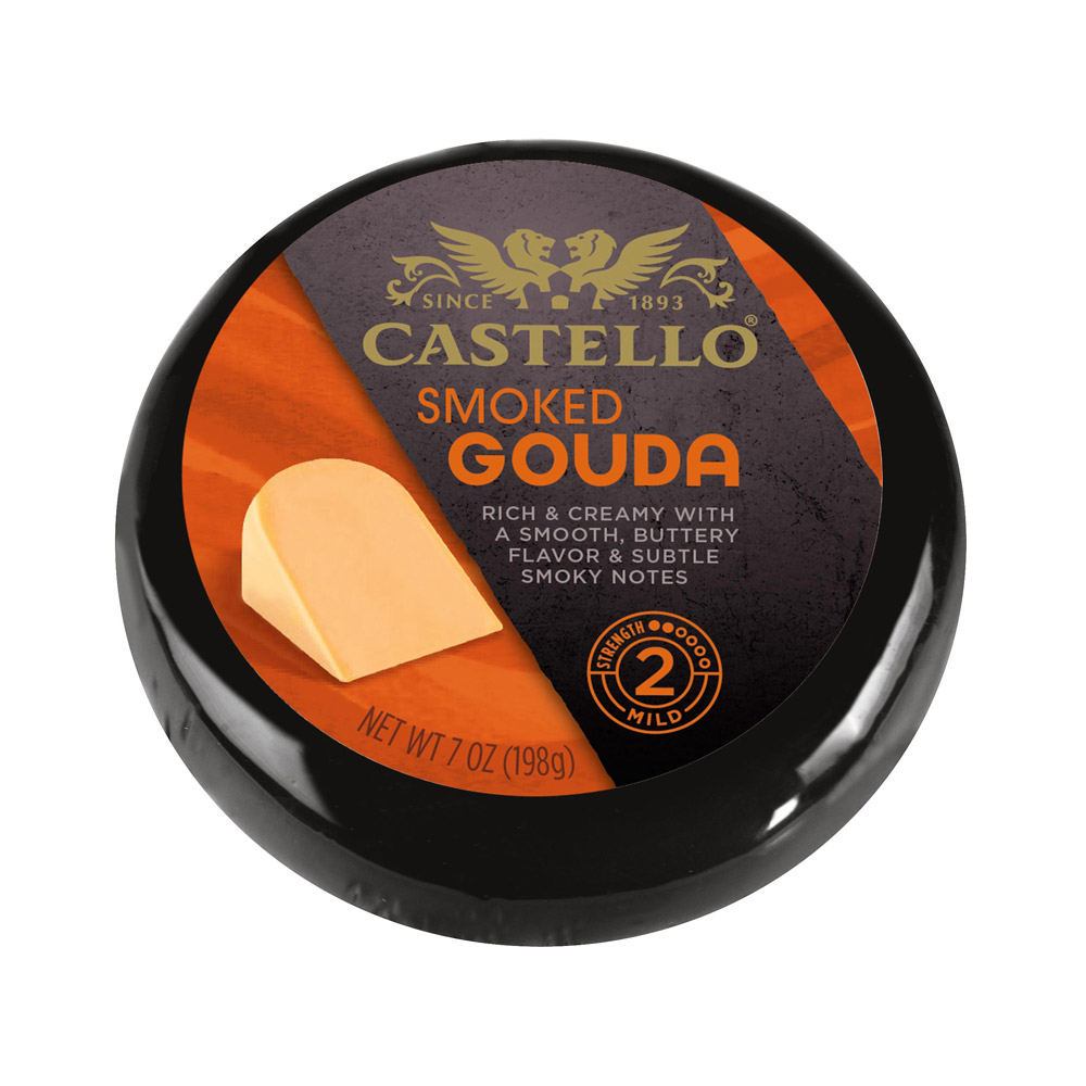 Castello Smoked Gouda cheese round