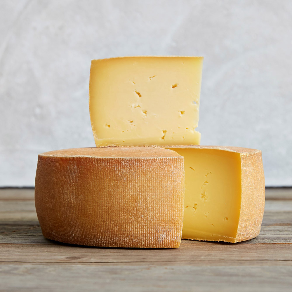 A wheel of Cowgirl Creamery Hop Along cheese