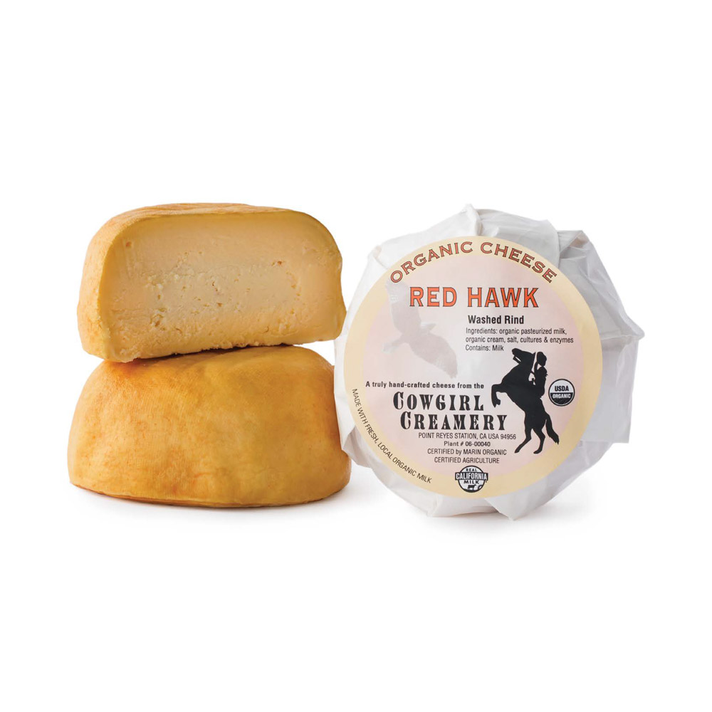 Three rounds of Cowgirl Creamery Rad Hawk cheese