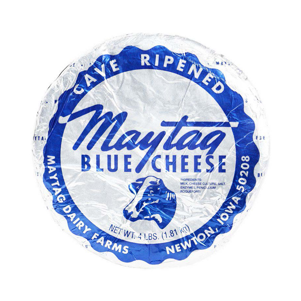 Wheel of Maytag Blue Cheese