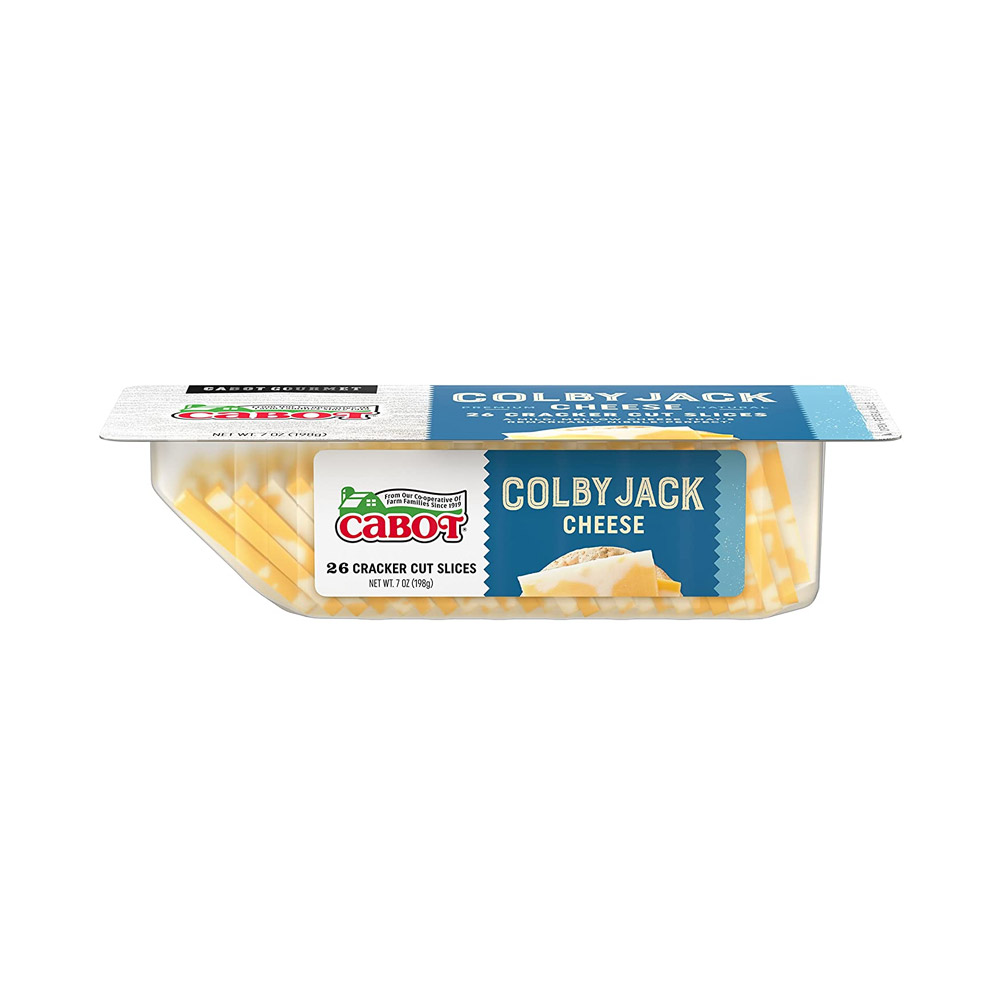 A package of Cabot Colby Jack Cracker Cuts