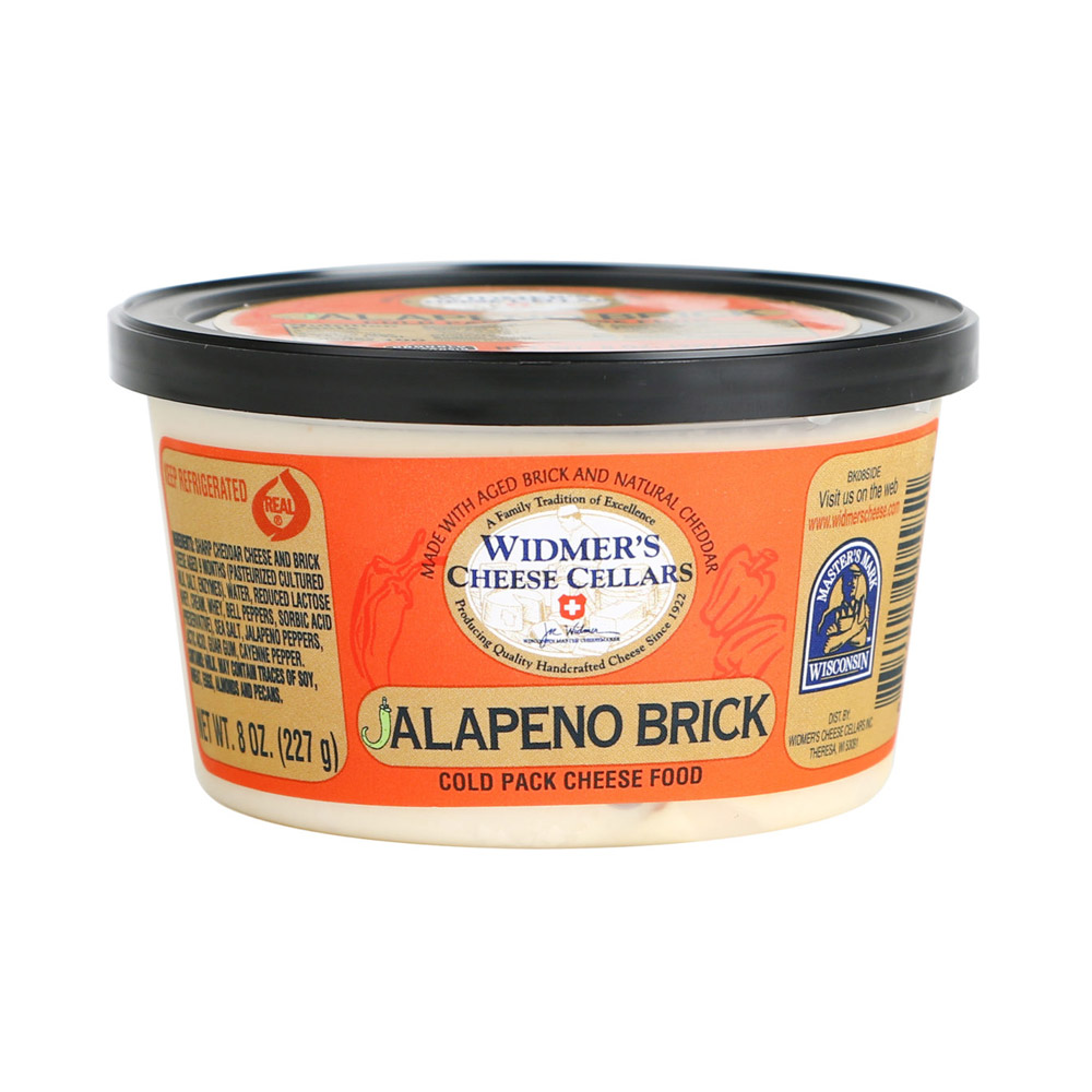 Cup of Widmer's Cheese Cellars jalapeno brick spread