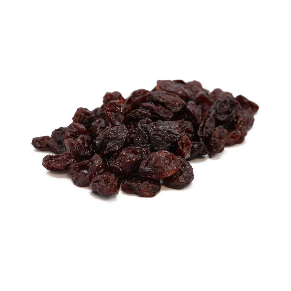 A pile of seedless raisins