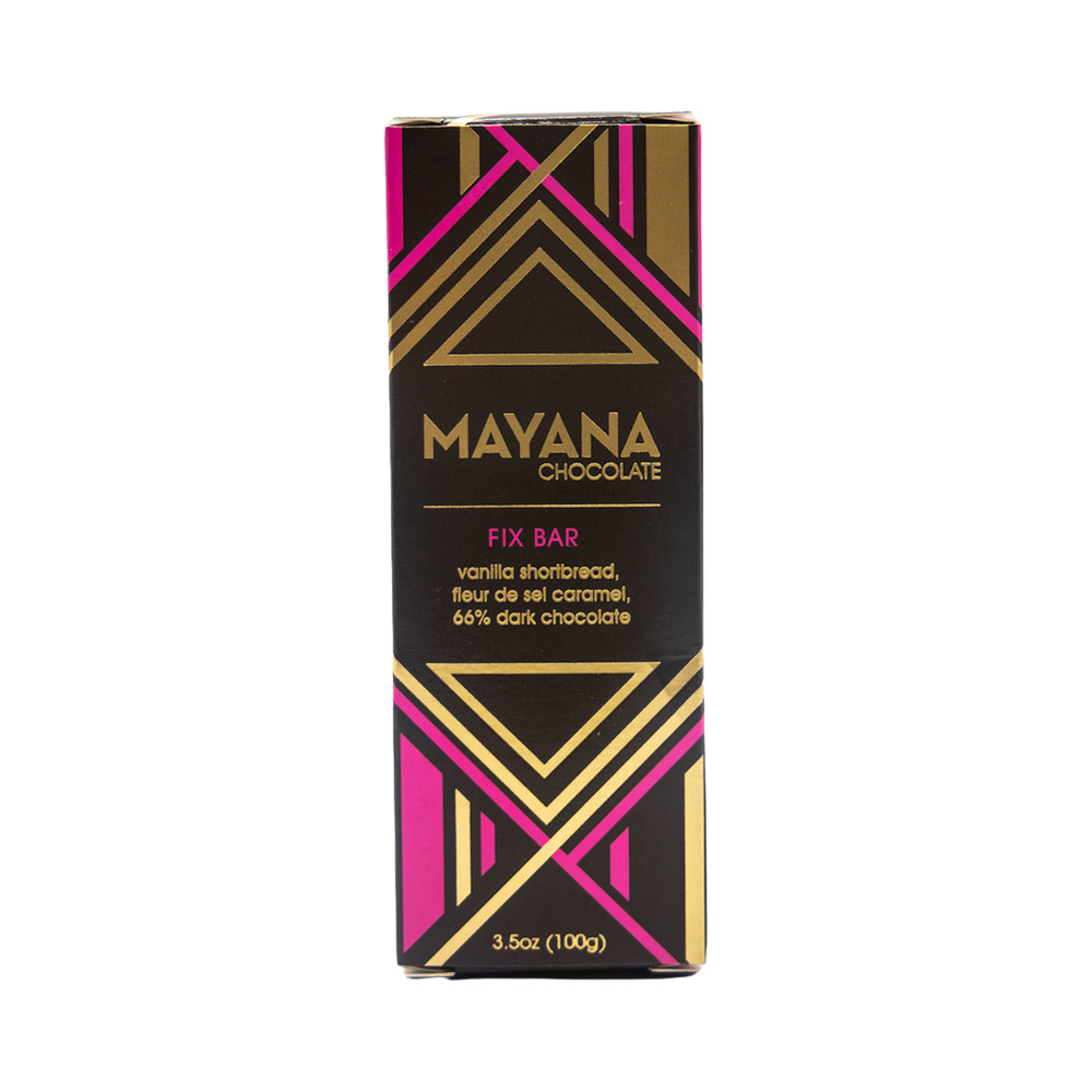 Mayana Fix bar in the box packaging