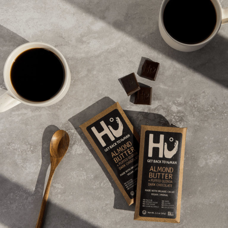 Hu Almond Butter & Puffed Quinoa Organic Dark Chocolate Bars EURO USA