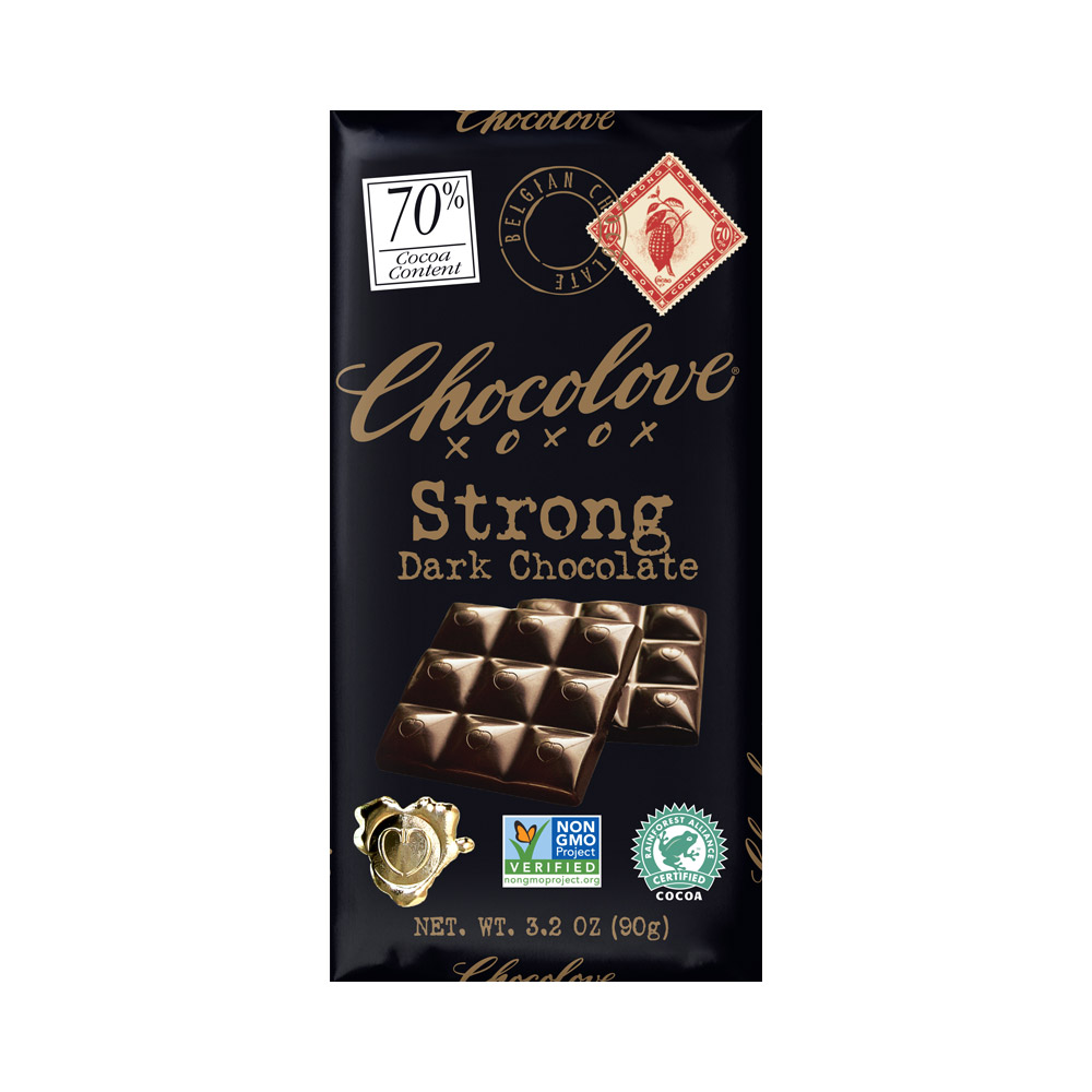Chocolove Strong Dark Chocolate Bar