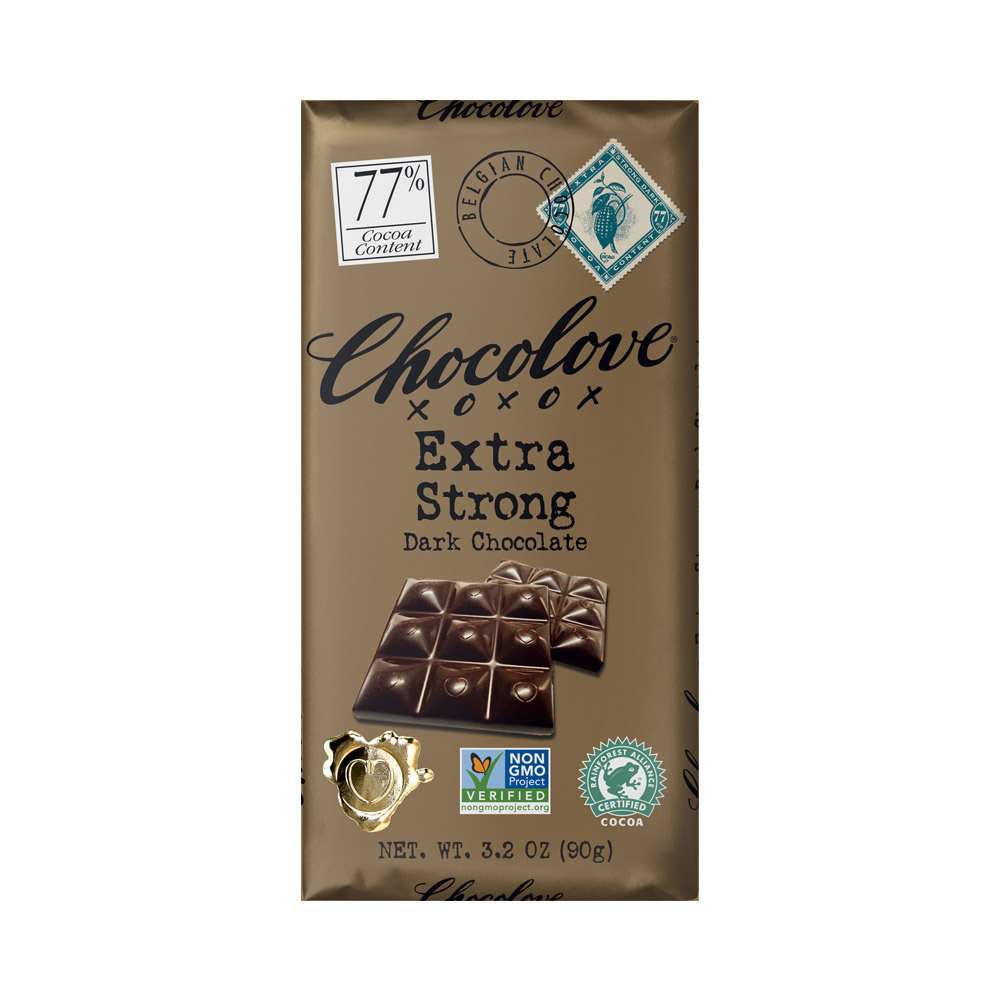 Chocolove Extra Strong Dark Chocolate Bar