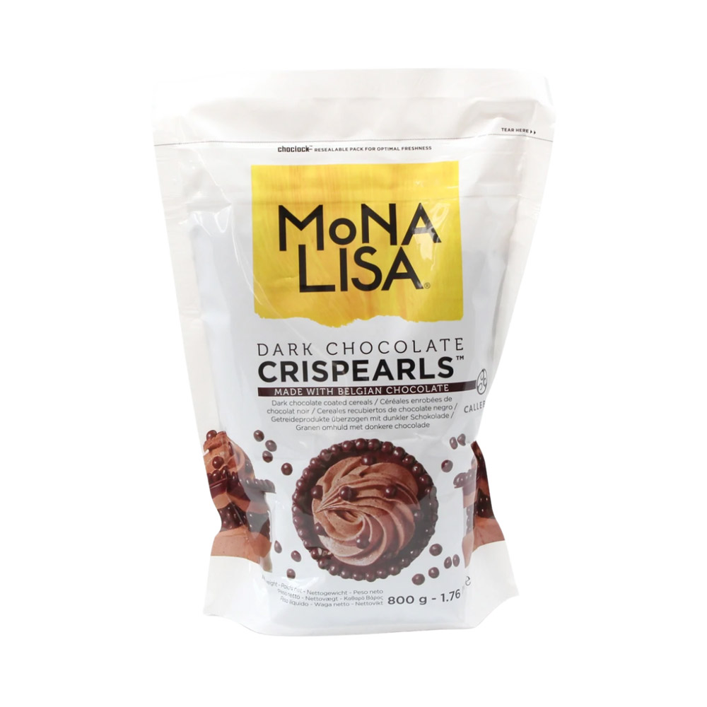 Bag of Mona Lisa dark chocolate crisprearls