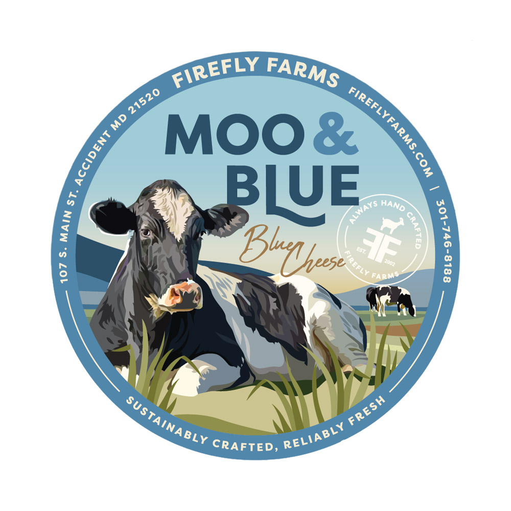 Moo & Blue cheese logo