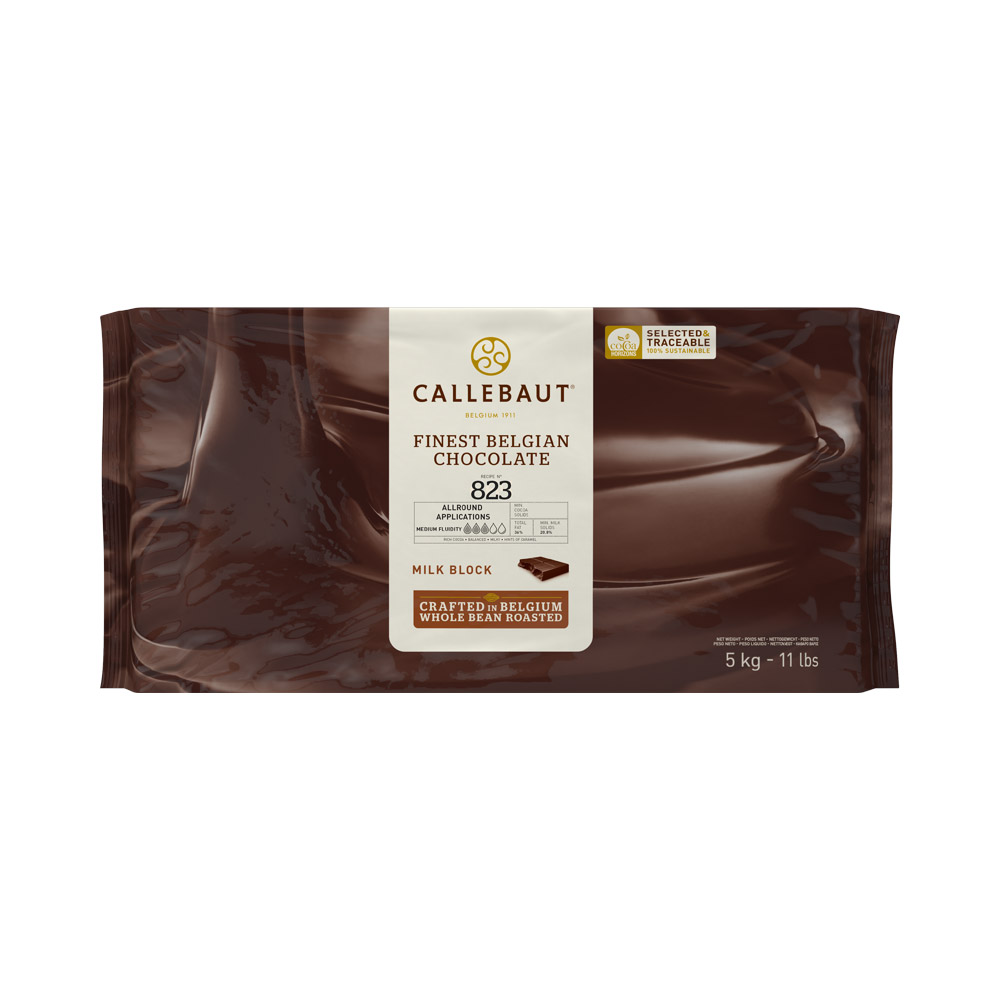 Block of Callebaut 31.7% milk chocolate