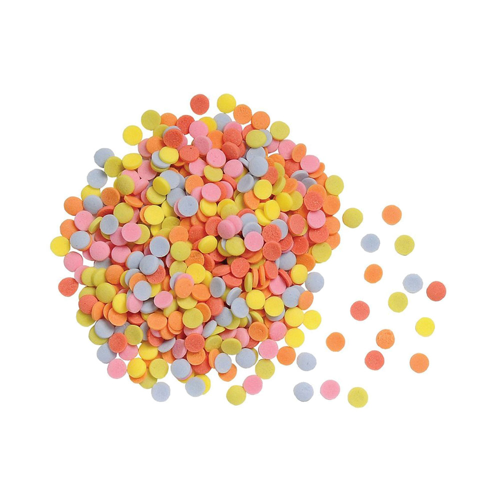 Assorted colors confetti cake sprinkles