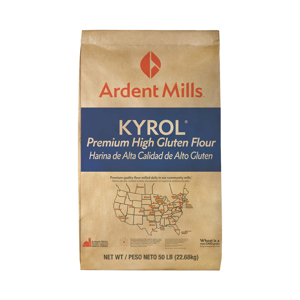 Bag of Kyrol high gluten flour