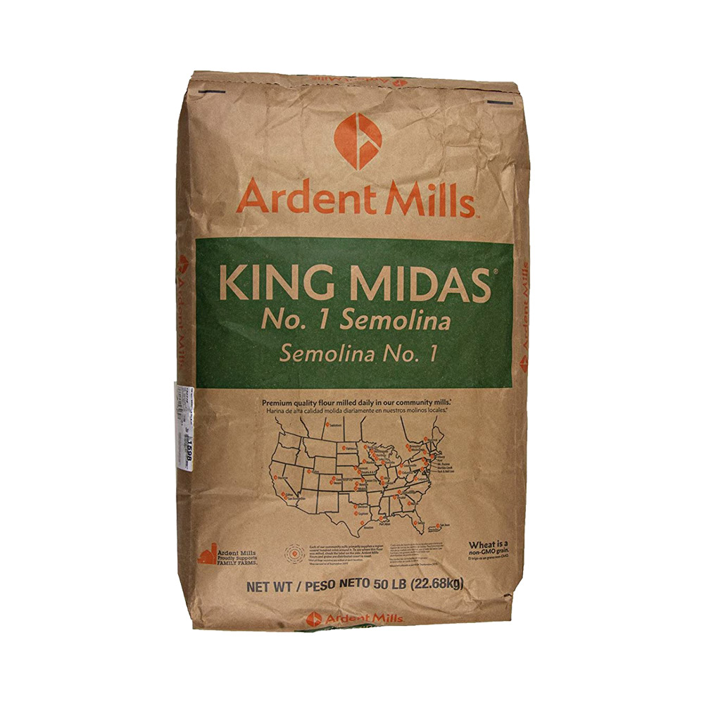 Bag of King Midas no. 1 semolina flour