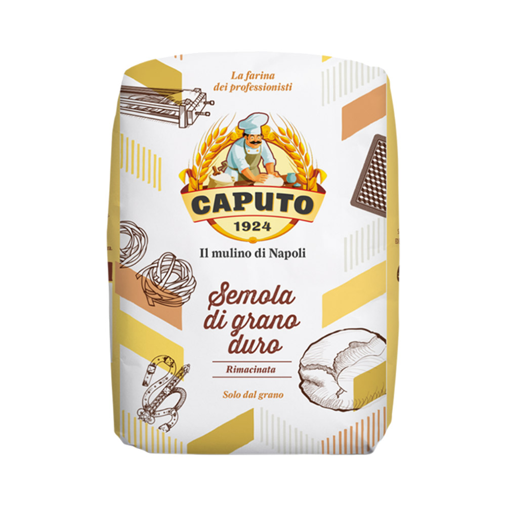 Bag of Caputo double milled durum wheat semolina flour