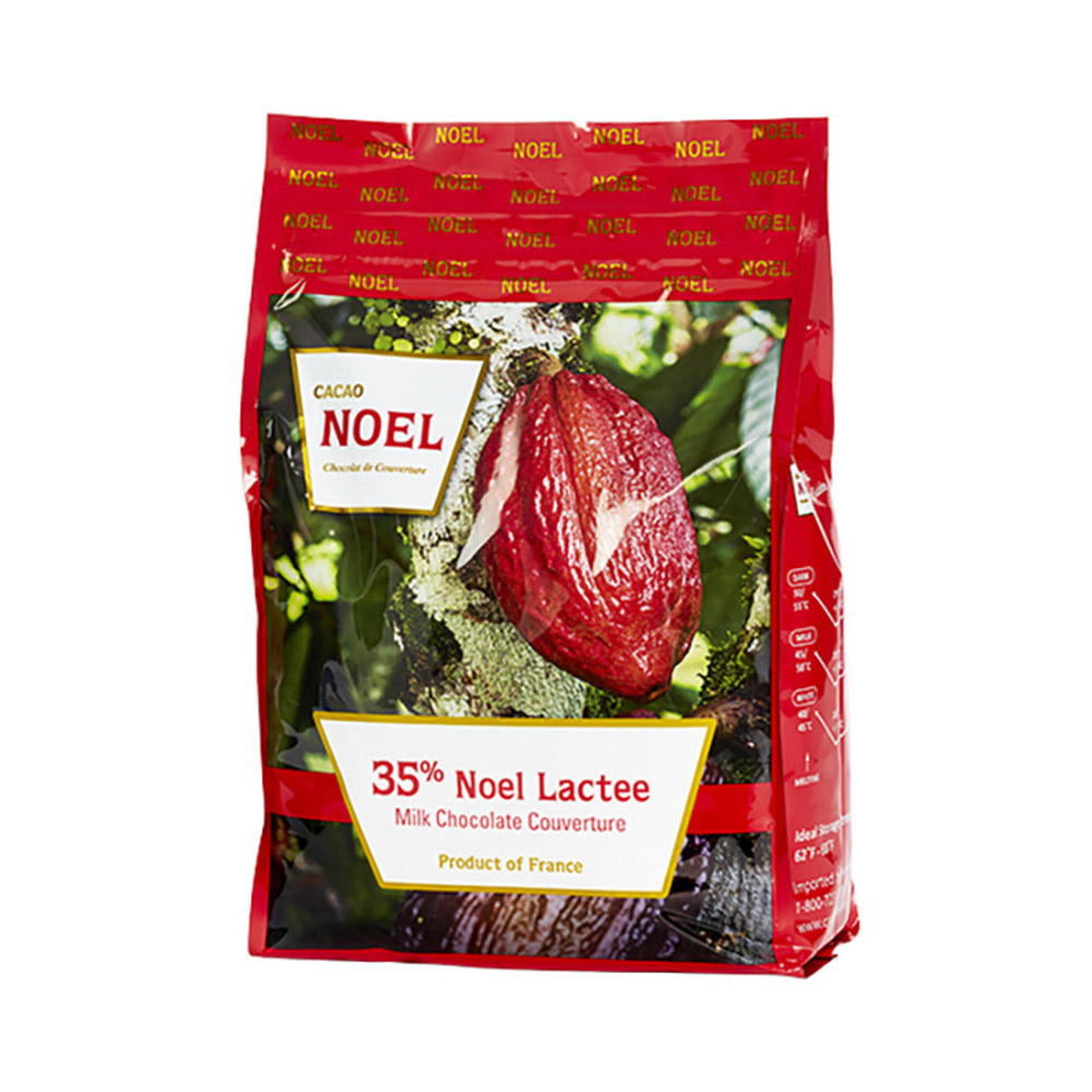 Bag of Cacao Noel chocolate couverture 35% lactee