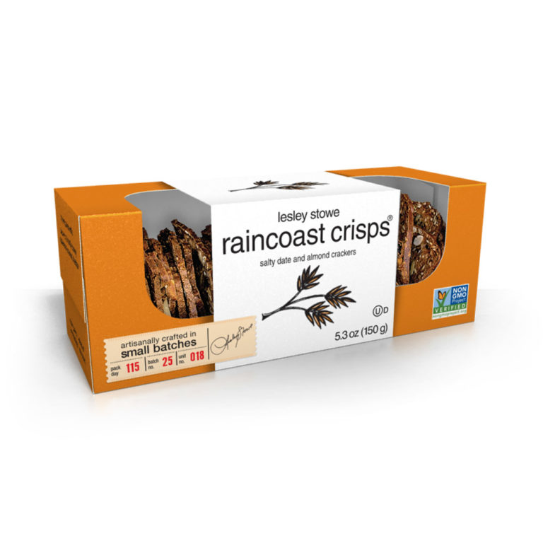 Lesley Stowe Raincoast CrispsSalty Date & Almond EURO USA